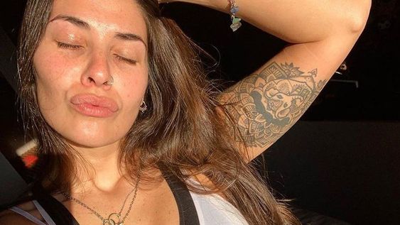 La morocha entrenó y volvió a compartirlo en Instagram