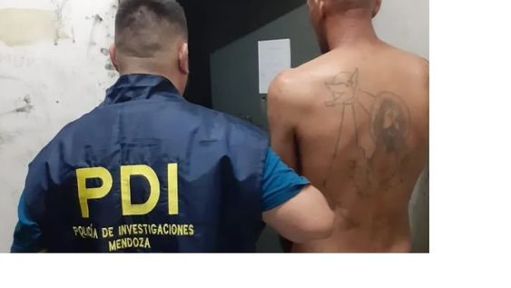 José Luis Salinas fue detenido en Godoy Cruz. Gentileza Ministerio de Seguridad.