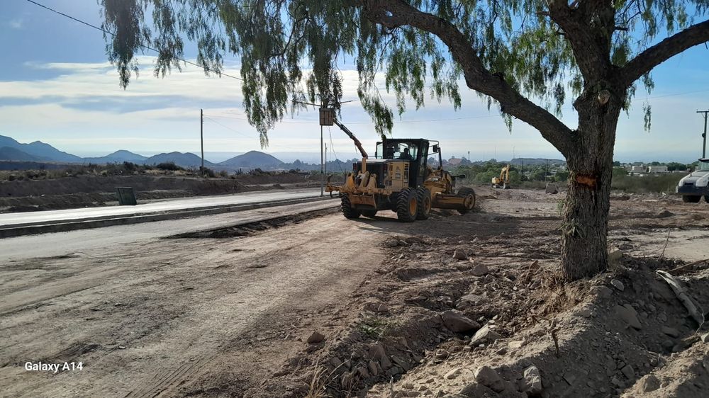 Boulevard, 5 rotondas y cambio de conductas: obras en una importante calle dan que hablar en el piedemonte. Foto: Gentileza