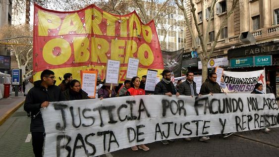 Las organizaciones sancionadas fueron el Partido Obrero, MST, Polo Obrero, Frente Popular y PTS. Foto: Orlando Pelichotti / Los Andes
