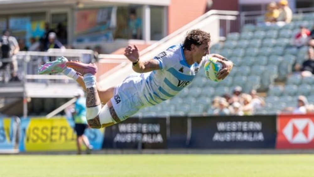 Los Pumas Seven. Luciano Gonz&aacute;lez una de las figuras del equipo argentino que estar&aacute; en Hong Kong en la etapa inicial del SVNS World Championship.