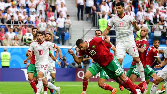 Agónica victoria de Irán frente a Marruecos