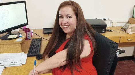 Raquel, la mendocina que deja en evidencia que no existen barreras insuperables si de inclusión se trata. Foto; Gentileza Raquel Álvarez