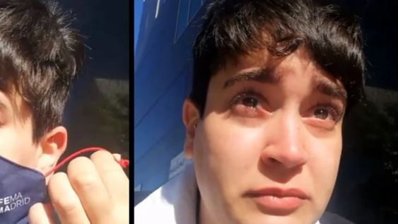 La joven relató su vivencia través de de Instagram, en un video en el que aparece muy emocionada y claramente frustrada. Foto: Gentileza