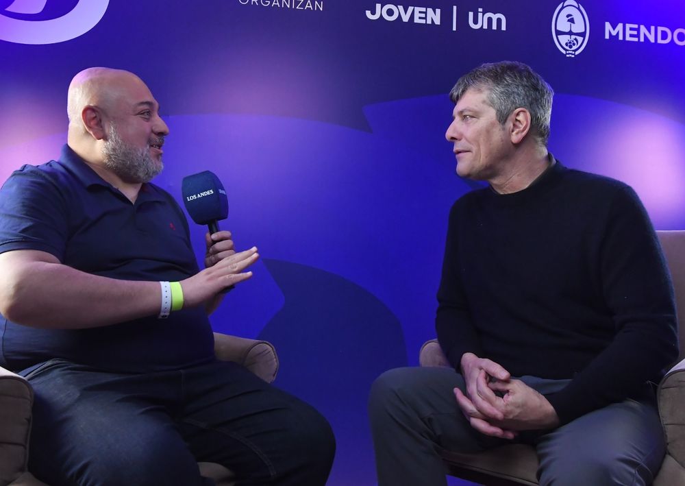 Mario Pergolini dialogó con Los Andes durante en Bootcamp Empresarial Mendoza