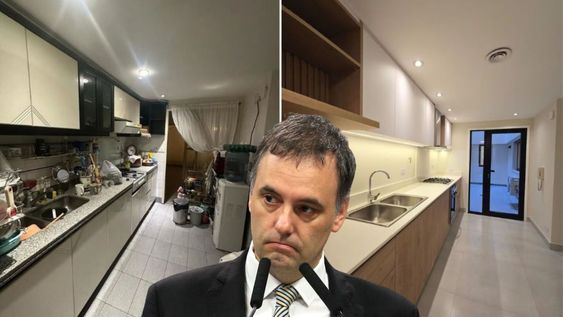 El antes y después del departamento de Manuel Adorni que investiga la Justicia