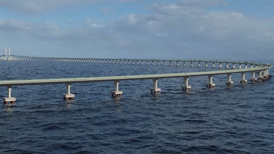 Proyecto del puente en Brasil, el más largo sobre el mar en América Latina