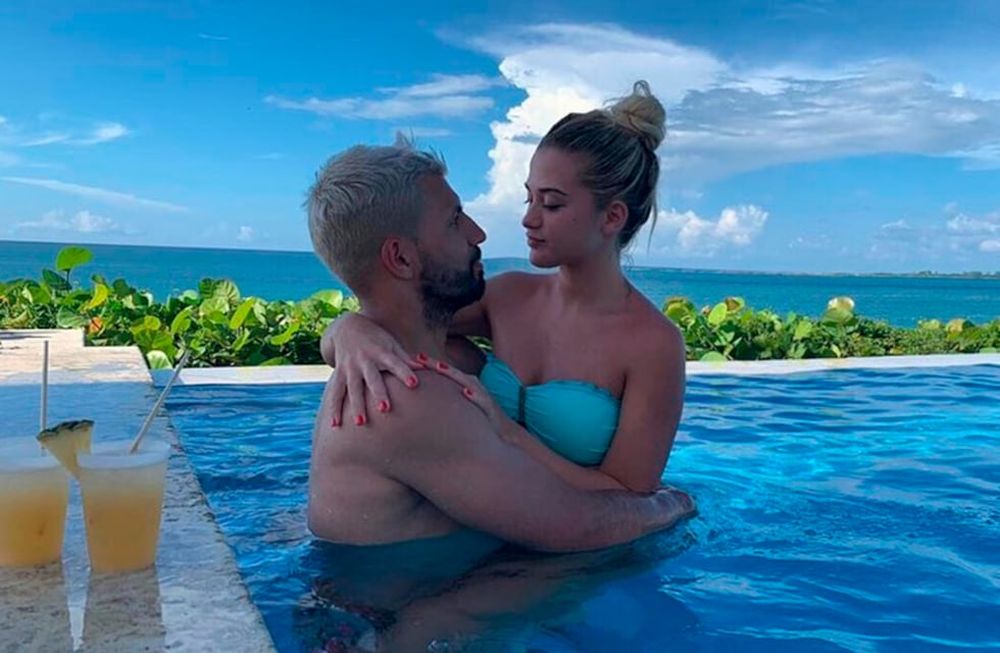 El regalo cursi de la novia del Kun Agüero por su cumpleaños número 32