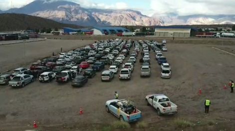 Reabrieron el paso Cristo Redentor tras aludes en Alta Montaña