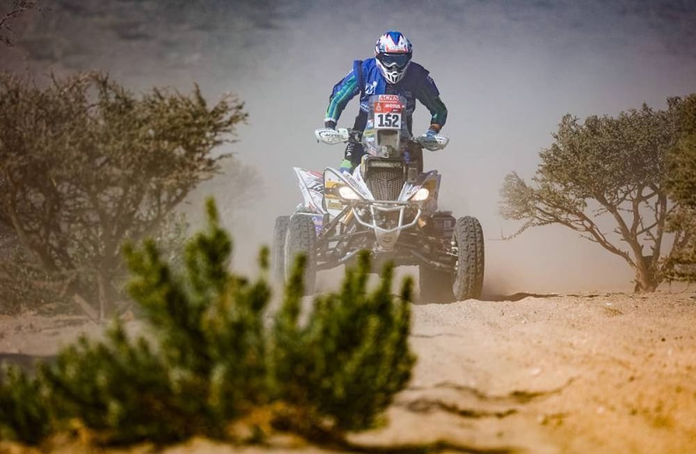 Alexandre Giroud ganó la primera etapa del Dakar 2021 entre los cuatriciclos.