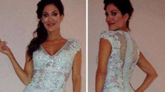 Silvina Escudero y el polémico vestido que usó para la boda de Jésica Cirio