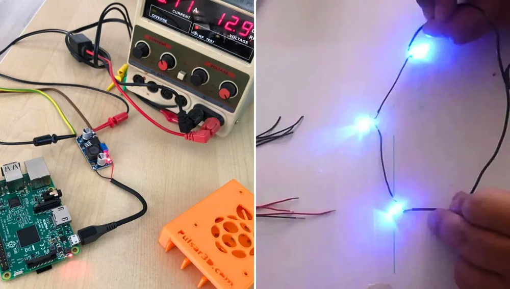 El cargador viejo o roto de celular sirve para crear obras de reciclaje.