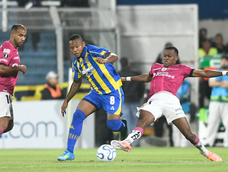 En su regreso a la competencia internacional, el Canalla pese a ser muy superior no logró imponerse. En su regreso a la competencia internacional, el Canalla pese a ser muy superior no logró imponerse.