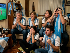 Mundial y salud cardiovascular: advierten sobre los riesgos del estrés en el corazón de los hinchas ¿Puede un partido de fútbol ocasionar un infarto? Imagen ilustrativa creada con IA Mundial y salud cardiovascular: advierten sobre los riesgos del estrés en el corazón de los hinchas ¿Puede un partido de fútbol ocasionar un infarto? Imagen ilustrativa creada con IA