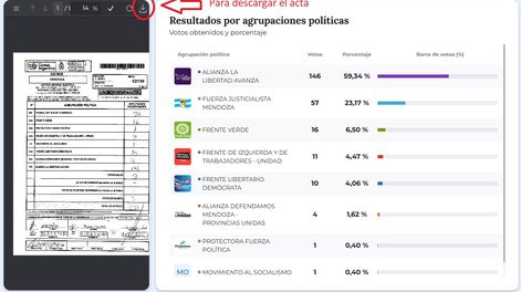 Conocé quién ganó en tu mesa en solo tres pasos