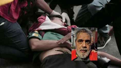 Fabián Grillo, padre de Pablo, el fotógrafo que fue gravemente herido durante la marcha de jubilados