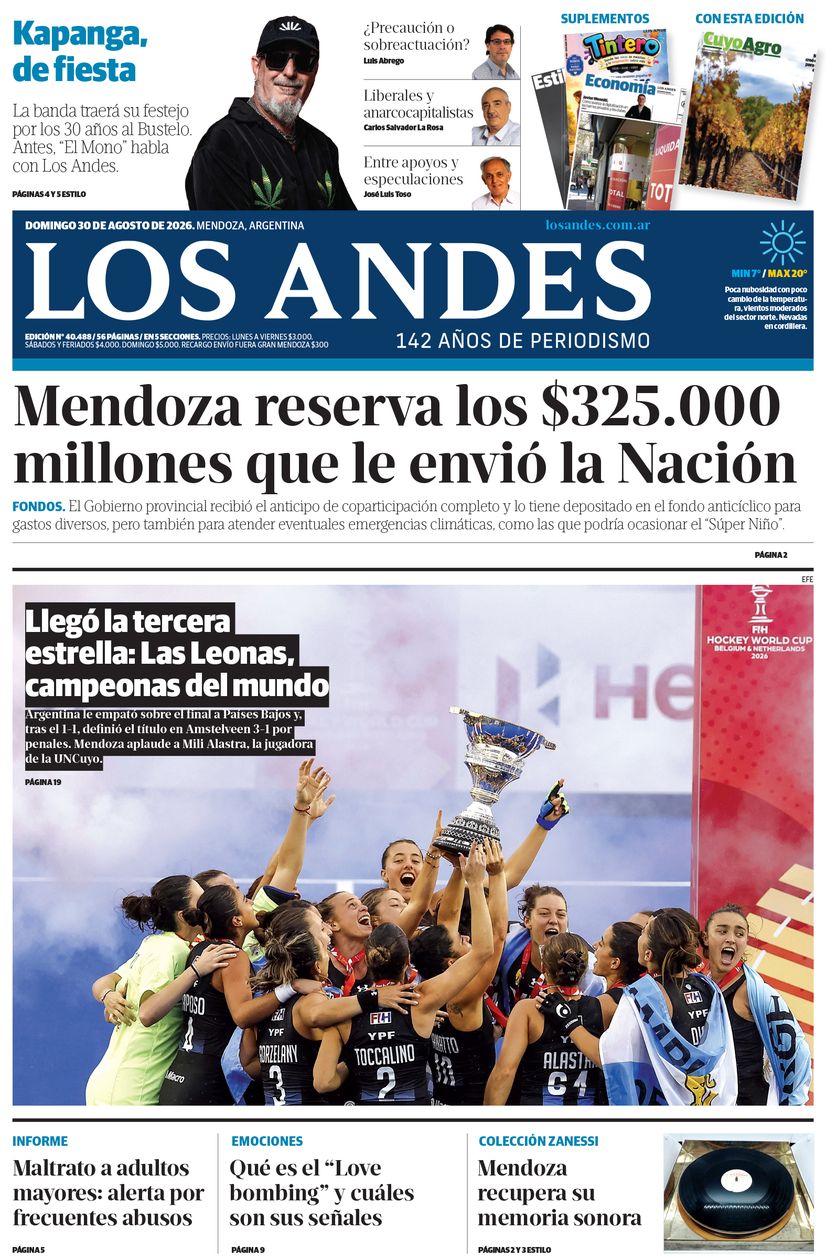 TAPA Los Andes 30082026