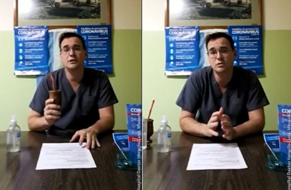 Médico pampeano amenazó con sacar todos los paquetes de yerba de un pueblo para evitar contagios de Covid-19