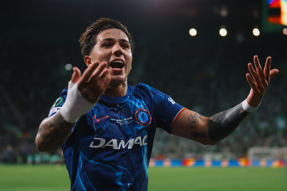 Enzo Fernández, campeón con el Chelsea