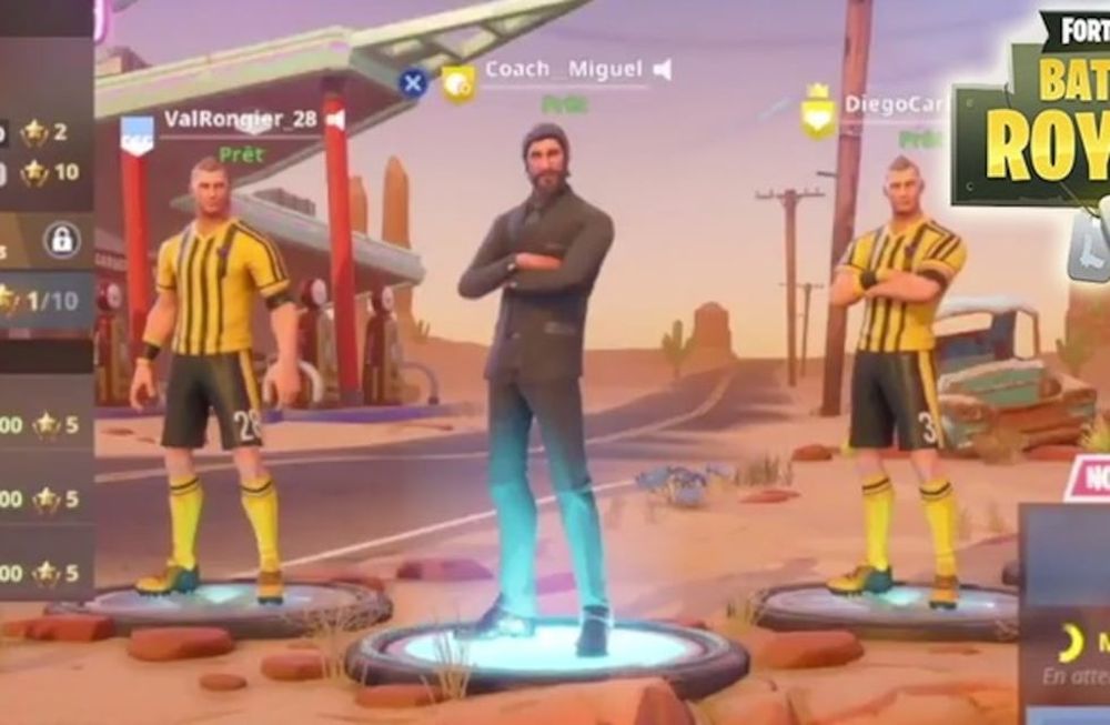 #Fortnite: la moda de los clubes para presentar a sus refuerzos
