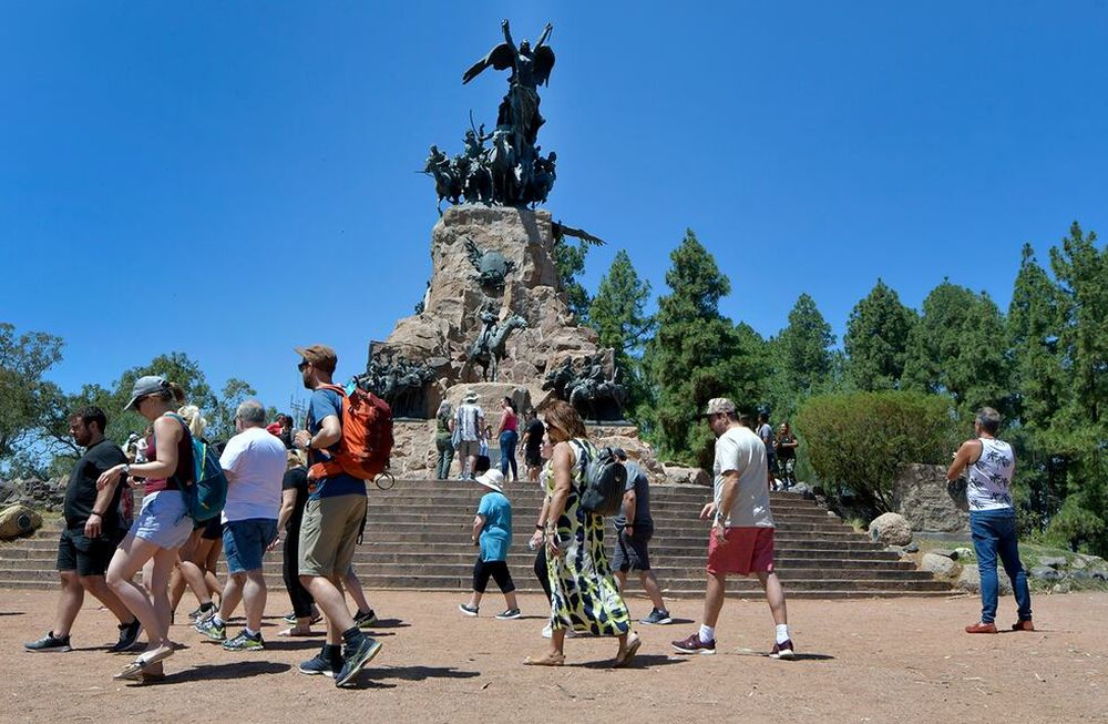Cerro de la Gloria - Foto: Orlando Pelichotti / Los Andes