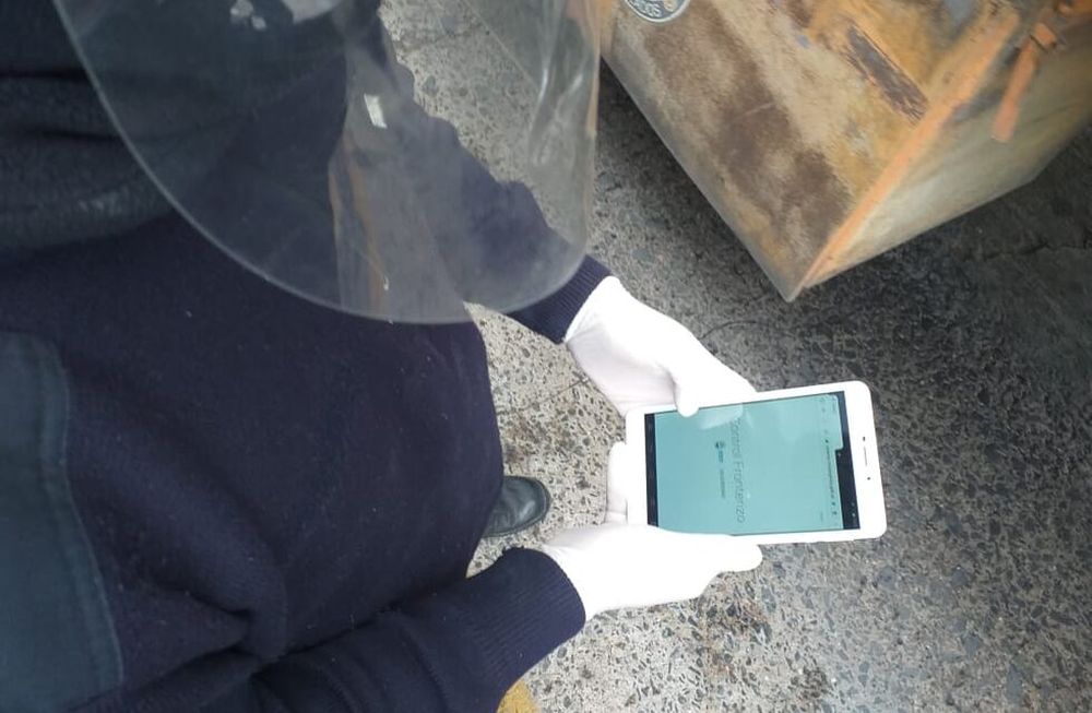 A través de la app que incorporó el ministerio de seguridad de la Mendoza, se registra a las personas que pasan por las fronteras provinciales.