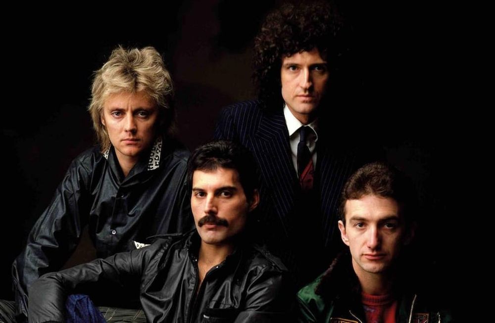 Roger Taylor, Freddie Mercury, Brian May y John Deacon. La formación de Qieen que grabó todos los temas del Greatest Hits. (Facebook Queen)