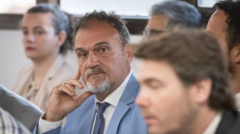 Los Andes | En Tribunales Federales se retoma el juicio contra el magistrado federal Walter Bento, acusado de liderar una banda que cobraba coimas a presos.Declaracion del Abogado Jaime Alba Foto: Ignacio Blanco / Los Andes