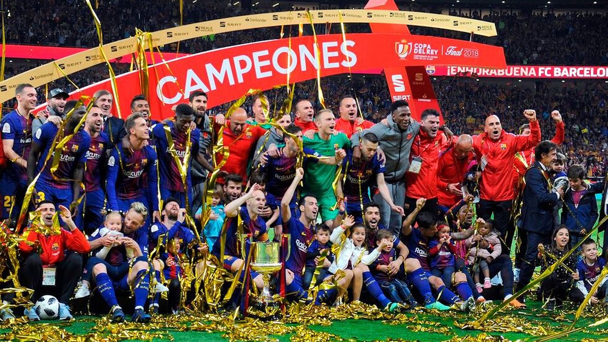 El Barcelona de Messi arrolló al Sevilla y se quedó con la Copa del Rey