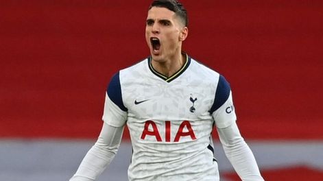 El gol de rabona de Erik Lamela que fue elegido como el mejor de la Premier League.