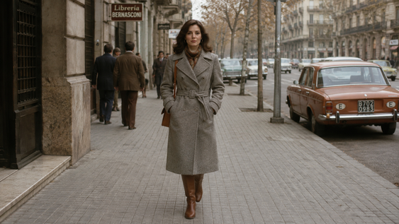 el tapado de pano gris que las abuelas argentinas usaban en los 70 es la prenda que zara y mango eligieron para el invierno 2026