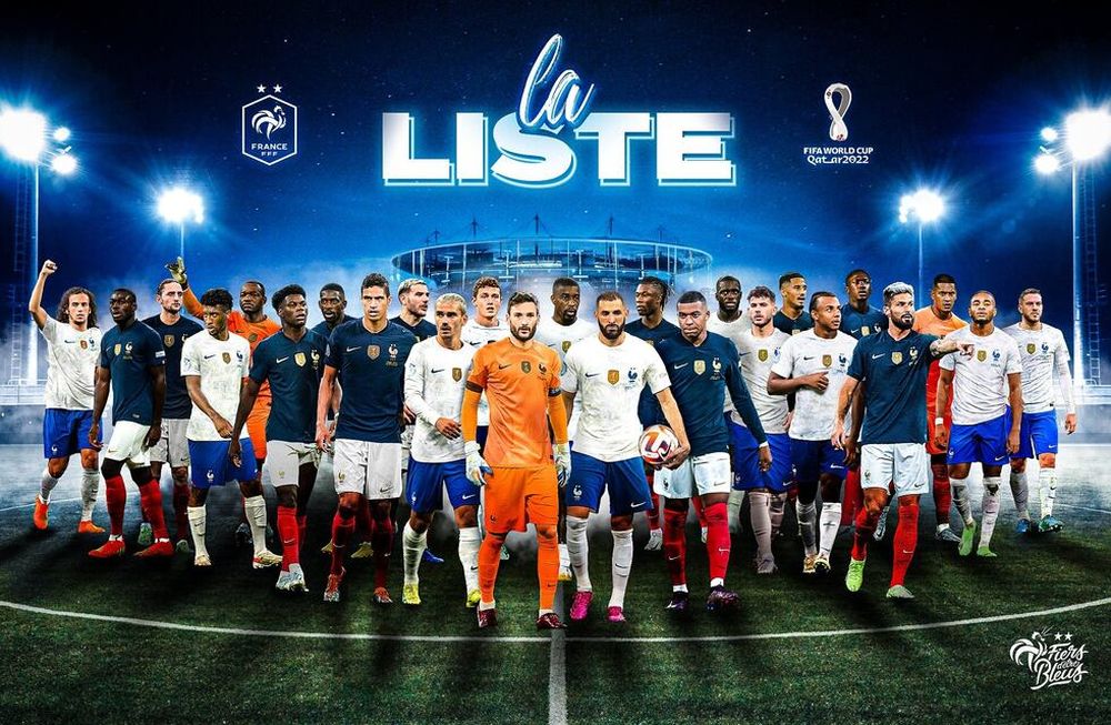Didier Deschamps sólo convocó a 25 futbolistas para que representen a la Selección de Francia.