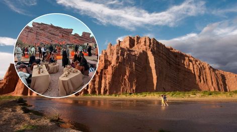 Escándalo en Salta: investigan un casamiento clandestino en la reserva natural Quebrada de las Conchas.