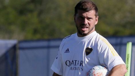 Mariano Herrón DT interino de Boca Juniors. 
