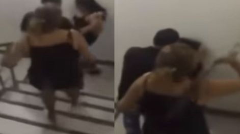 Video: salió a bailar sin permiso de sus padres y la sacaron del boliche a cinturonazos