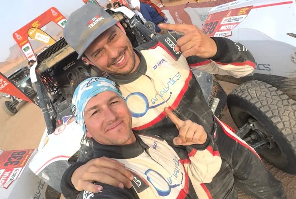 El navegante mendocino Bruno Jacomy y el chileno Lucas Del R&iacute;o, se ubicaron en el cuarto puesto en la general en su categor&iacute;a.&nbsp;