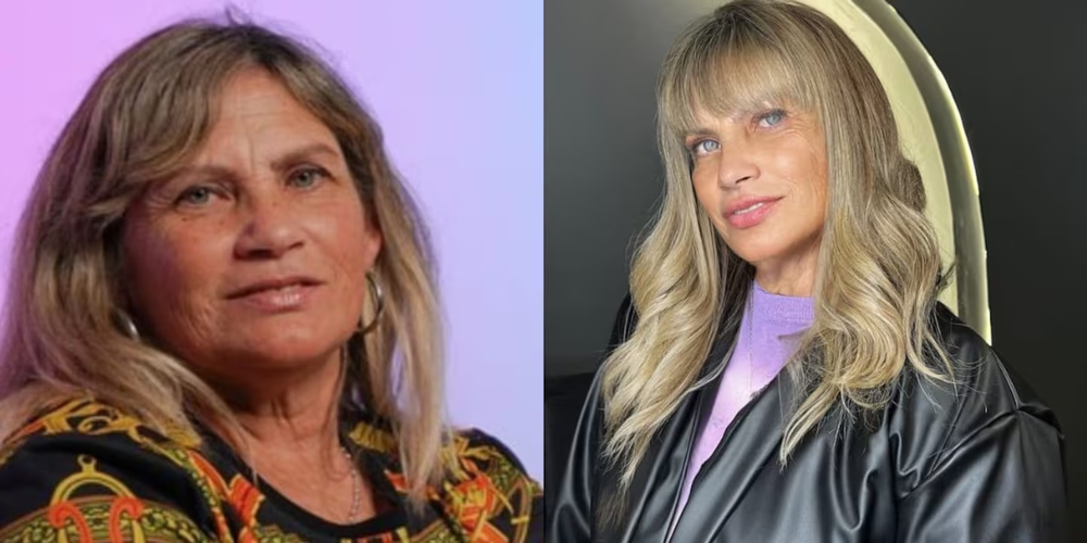 El antes y el después de Claudia Valenzuela.