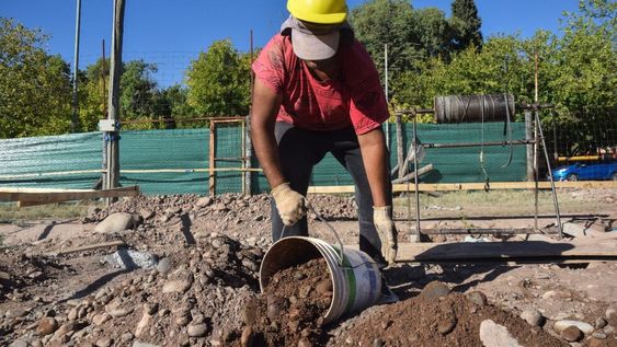 Avanzan las obras en el complejo de viviendas Constituyentes II de Godoy Cruz