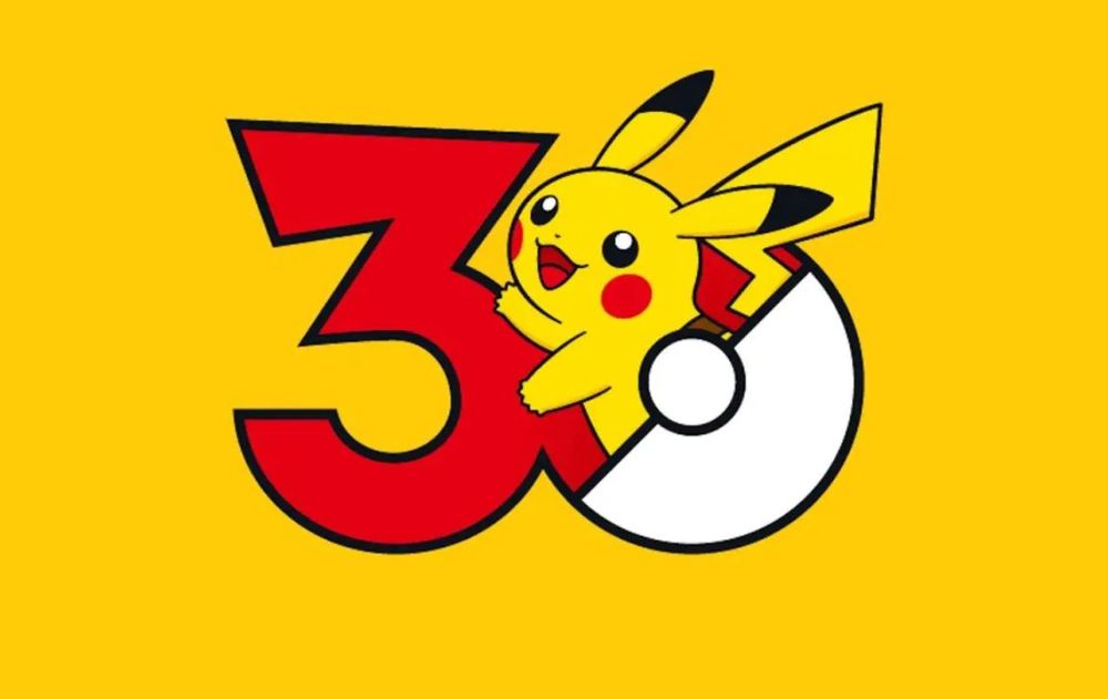Pokémon 30 años- aniversario- Pikachu
