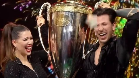 Wanda Nara se consagró ganadora del Bailando con le stelle de Italia en 2023. (Captura)