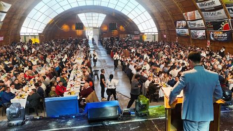 Ayer se desarrolló una nueva edición del almuerzo oficial de la Fiesta Provincial de la Ganadería de Zonas Áridas. Foto: Gentileza