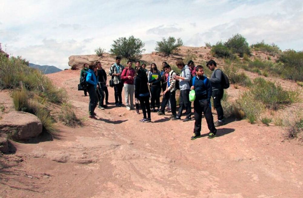 Un grupo de investigadores del Conicet y la Facultad de Ciencias Naturales de la UNLP sufrió agresiones en Potrerillos - Foto Centro de Investigaciones Geológicas (CIG-CONICET)