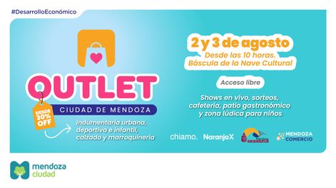 Outlet de la Ciudad: conocé los comercios que estarán participando