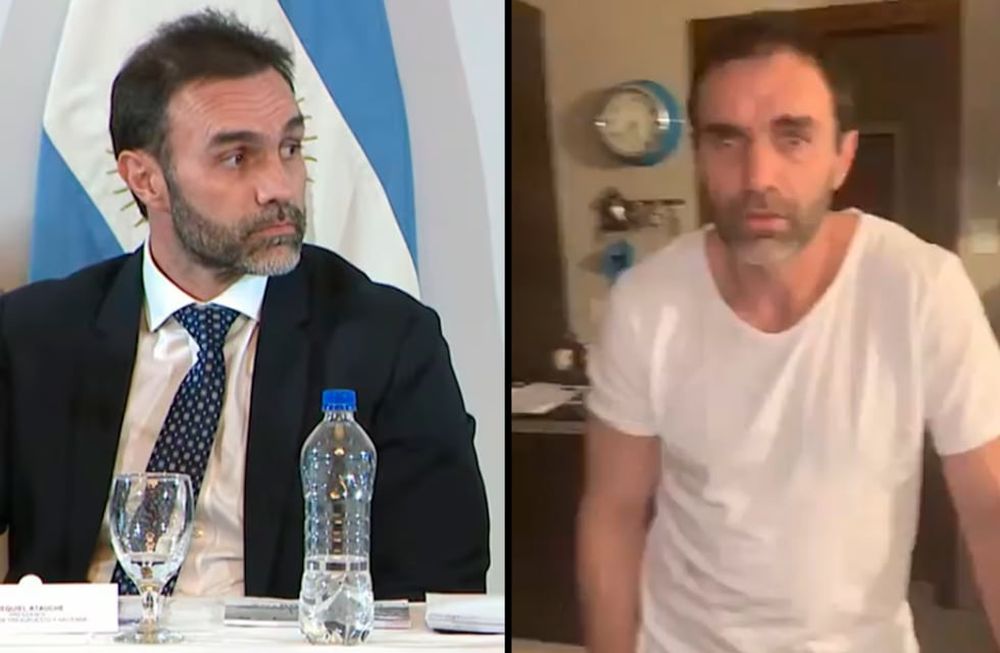 Ezequiel Atauche ya había protagonizado un escándalo cuando se viralizó un video que grabó su esposa al llegar totalmente borracho a su casa.