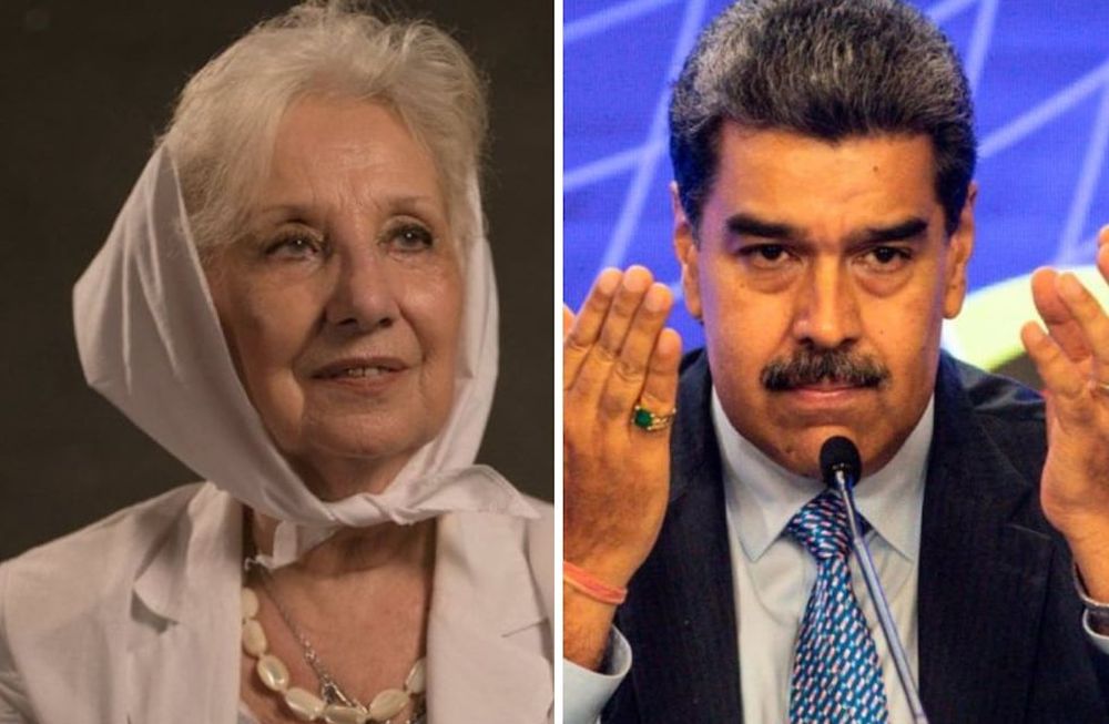 Estela de Carlotto cuestionó a Nicolás Maduro por las elecciones en Venezuela