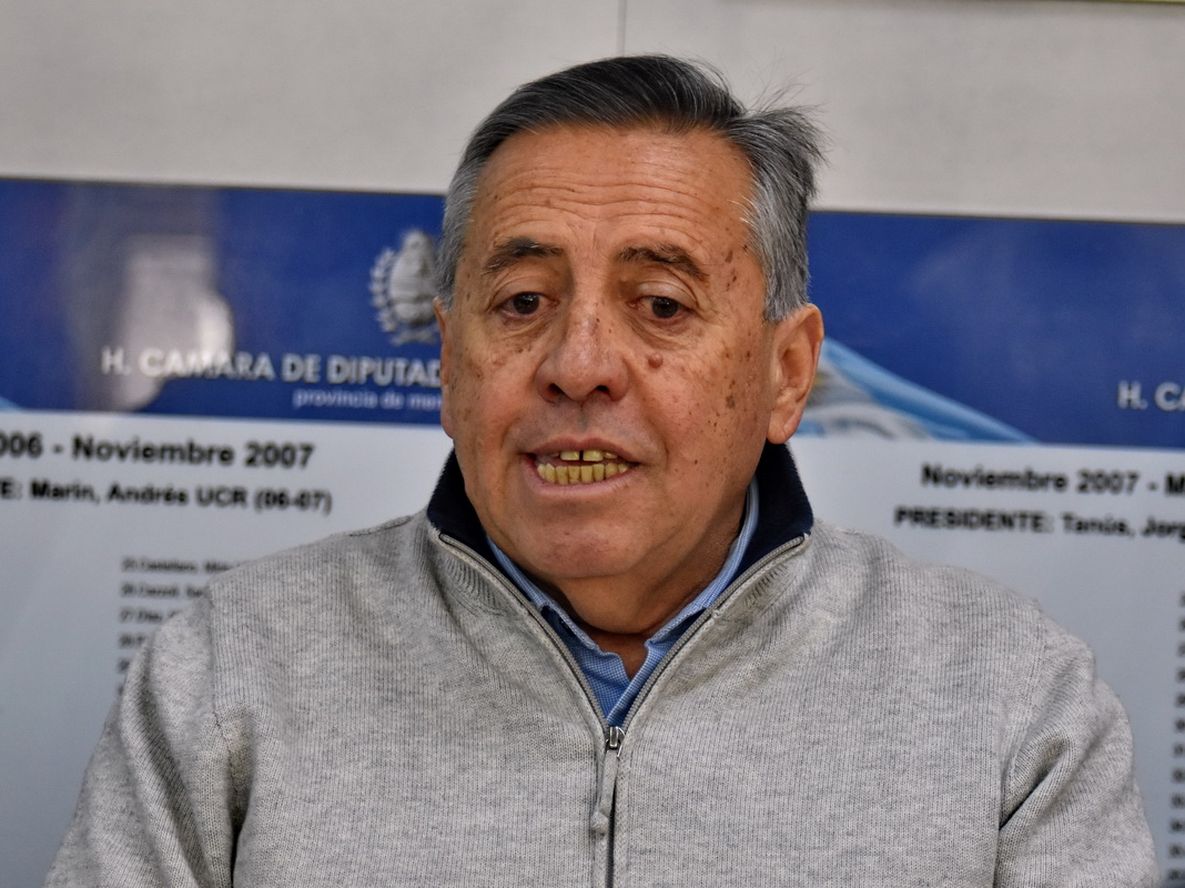 El Superintendente General de Irrigación, Sergio Marinelli, en la Comisión de Ambiente de Diputados.&nbsp;