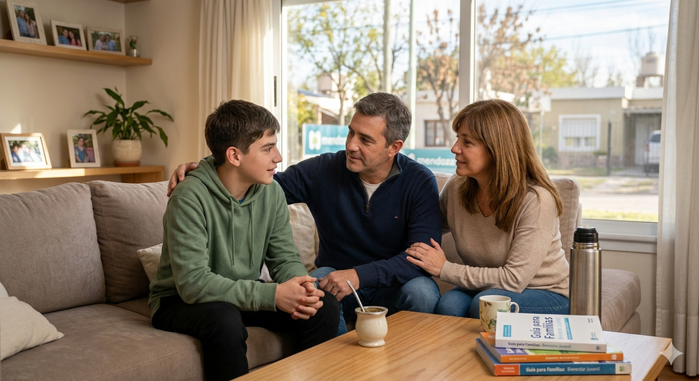 Una investigación mostró cómo los argentinos pusieron en valor la familia como factor de resiliencia en la pospandemia.Imagen ilustrativa creada con IA