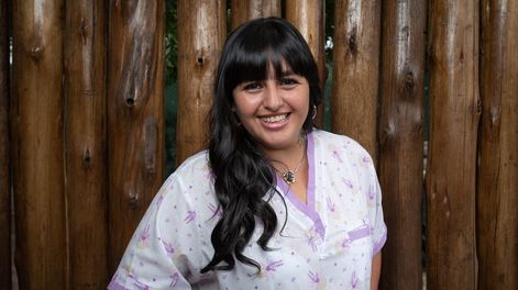 Los Andes | Hace colectas y lleva la mercadería a los más necesitados: ella es Eli, “la Santi Maratea tunuyanina”. Foto: Ignacio Blanco / Los Andes.