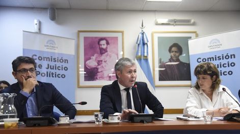 Los Andes | El exadministrador de la Corte Suprema de Justicia Héctor Marchi en la Comisión de Juicio Político (Foto: HCDN)