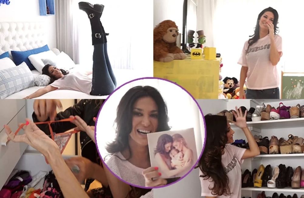 Silvina Escudero mostró su importante selección de “tangas”